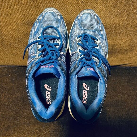 Asics GEL-Nimbus 19 Lite-Show T7C8N-9590 Women's 9.5 Running Blue Pink XLNT Cond - Picture 8 of 11